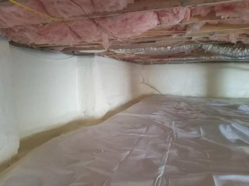 Crawl space encapsulation with closed-cell spray foam for Roof Maintenance in Wauseon